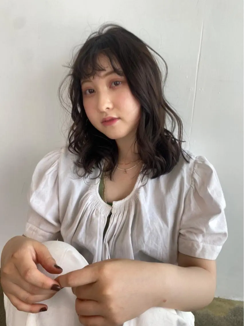 ミディアム yuu/髪質改善 カラー🌛のヘアスタイル