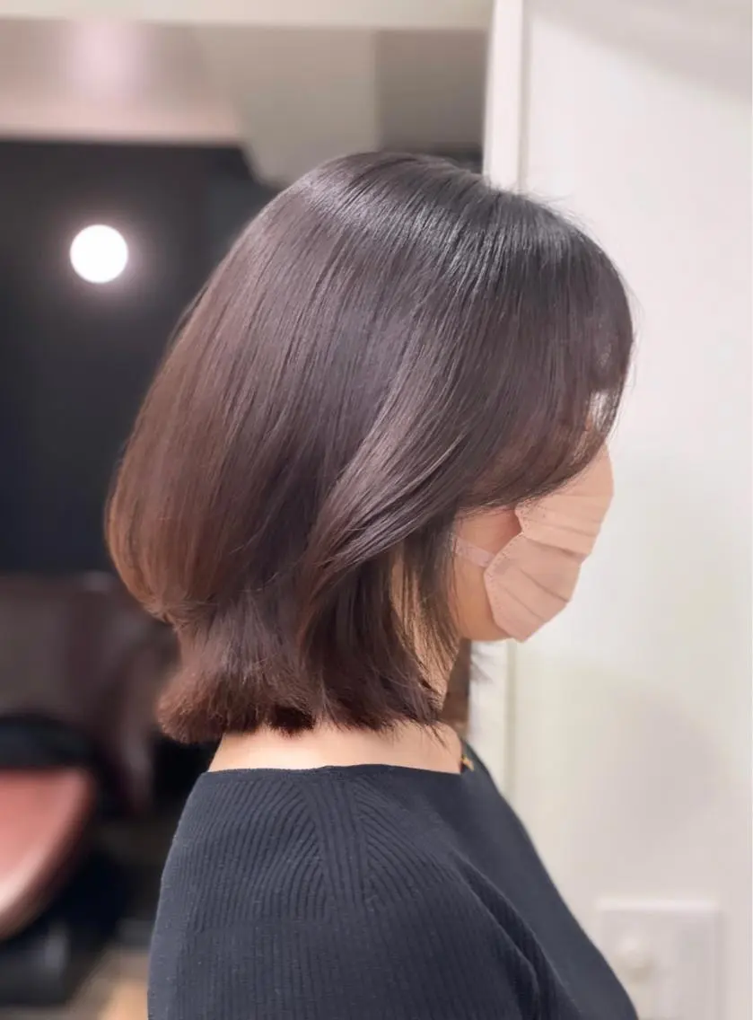 ミディアム カット トリートメント Yuka ∥ 深層筋 ×睡眠改善ヘッドスパのヘアスタイル
