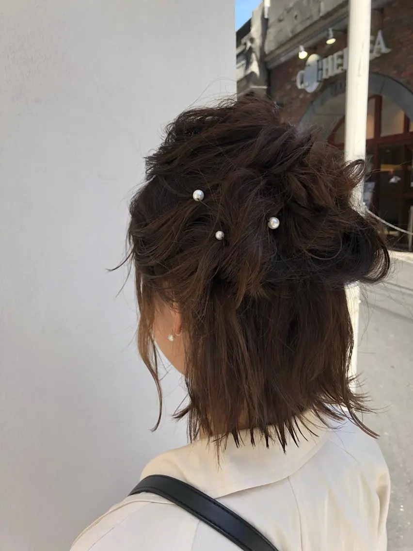 ショート ヘアアレンジ 三軒茶屋/髪質改善 やまなかのヘアスタイル