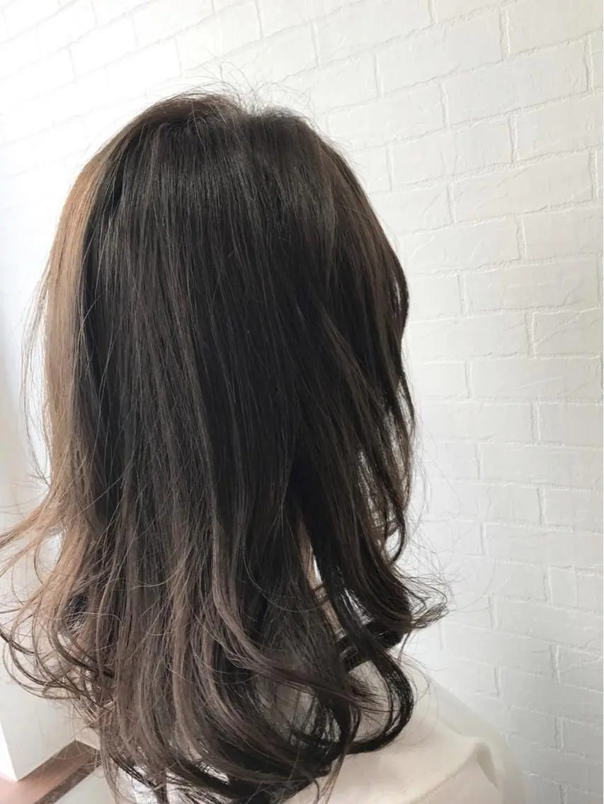 セミロング カラー 🌈白髪ぼかし特化 🌈naokoのヘアスタイル