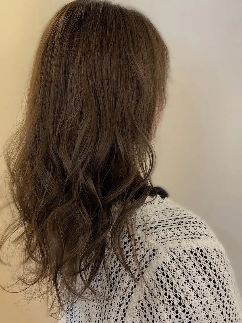 ロング カラー グレージュ ハイライトカラー ハイライト m ā l o.🌷 サカモトマイコのヘアスタイル