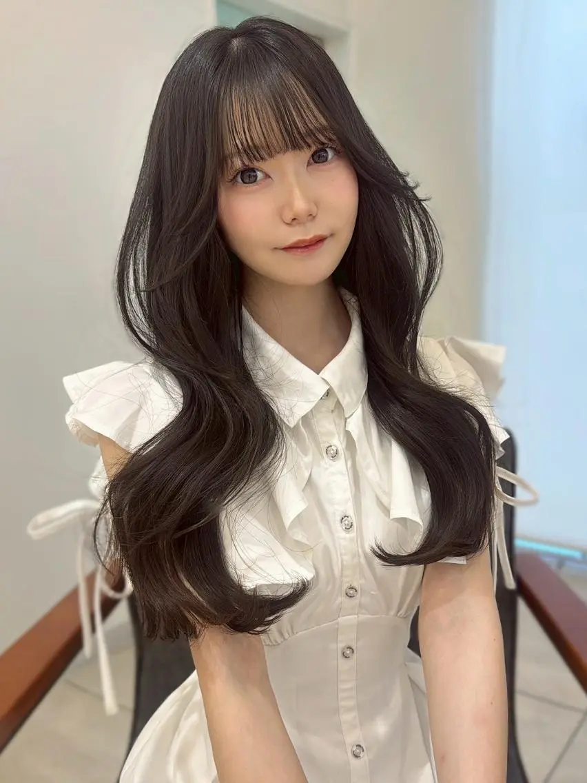 カラー 韓国ガーリー🎀🤎 THEATER福岡のヘアスタイル
