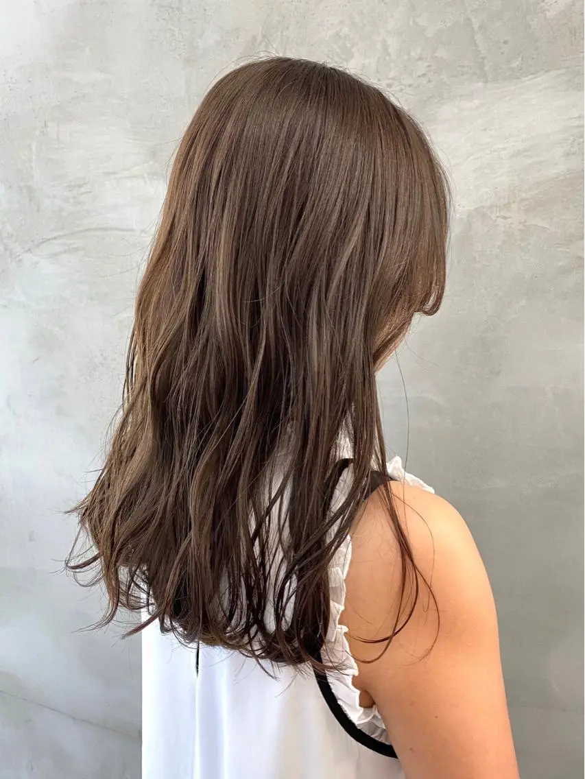 セミロング カラー ヘアカラー トリートメント 🫧透明感カラー🫧 OIKAWAのヘアスタイル