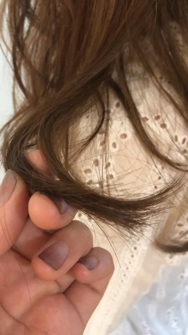 セミロング カラー ベージュカラー カット ヘアカラー トリートメント 韓国hair ·͜· watanabeのヘアスタイル