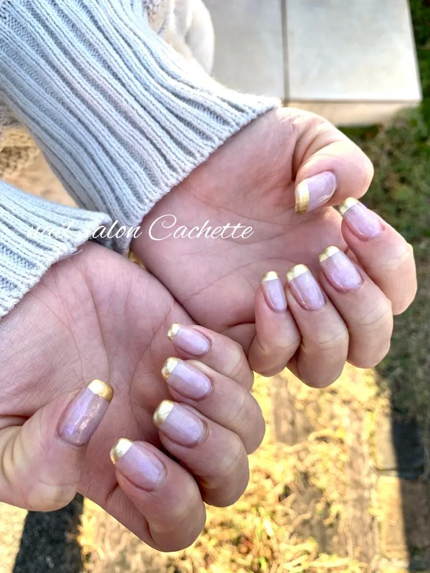 カラー ハンドネイル ✧Cachette✧ YUKARIのネイルデザイン