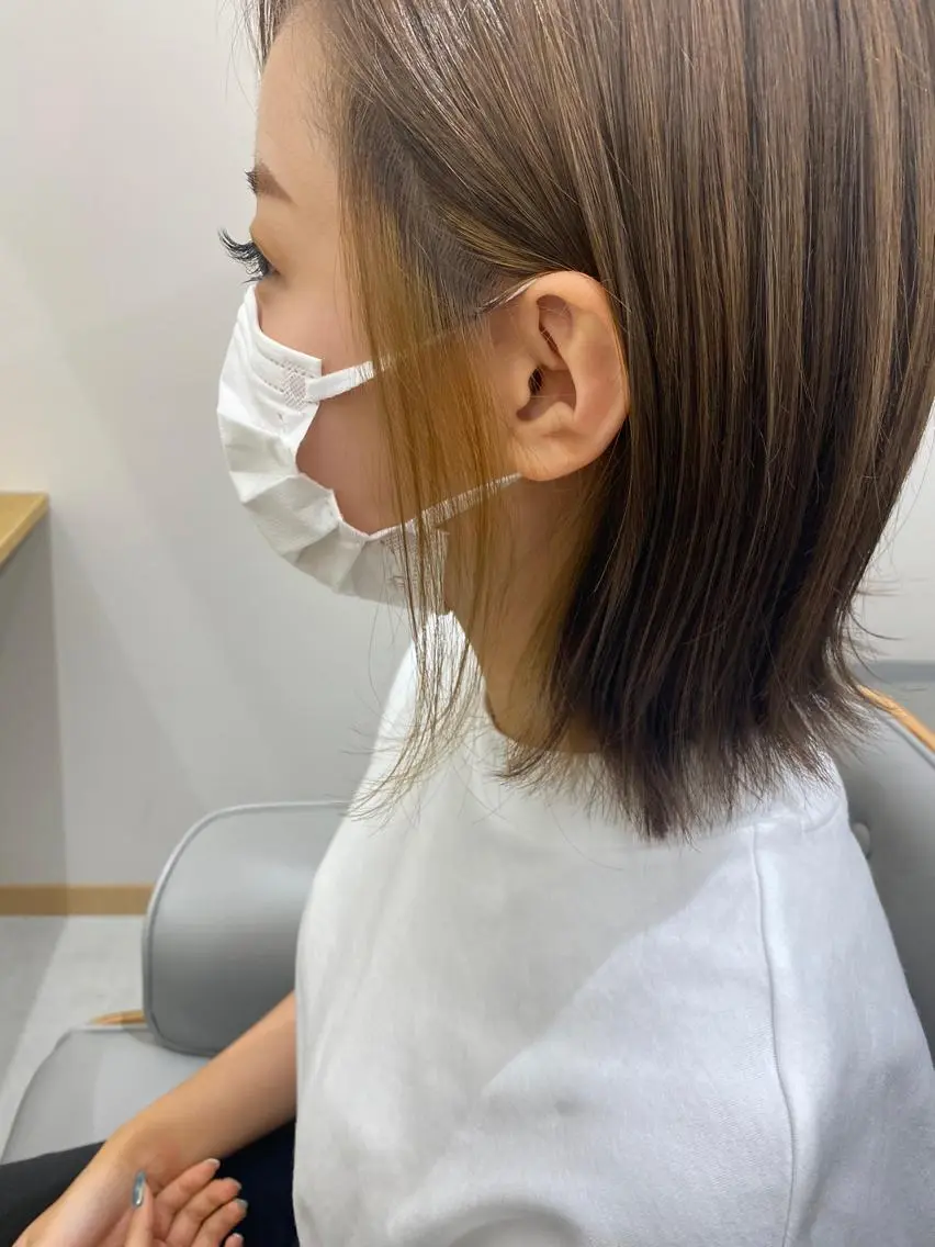 ショート カラー 韓国好き🇰🇷 美容師MIKUのヘアスタイル