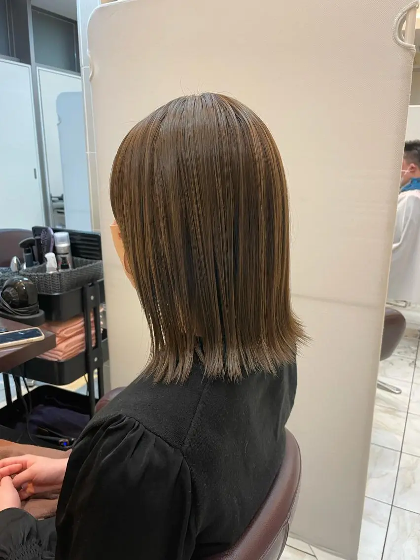 ショート カラー パーマ ヘアアレンジ メンズ キッズ 木下 修兵のヘアスタイル