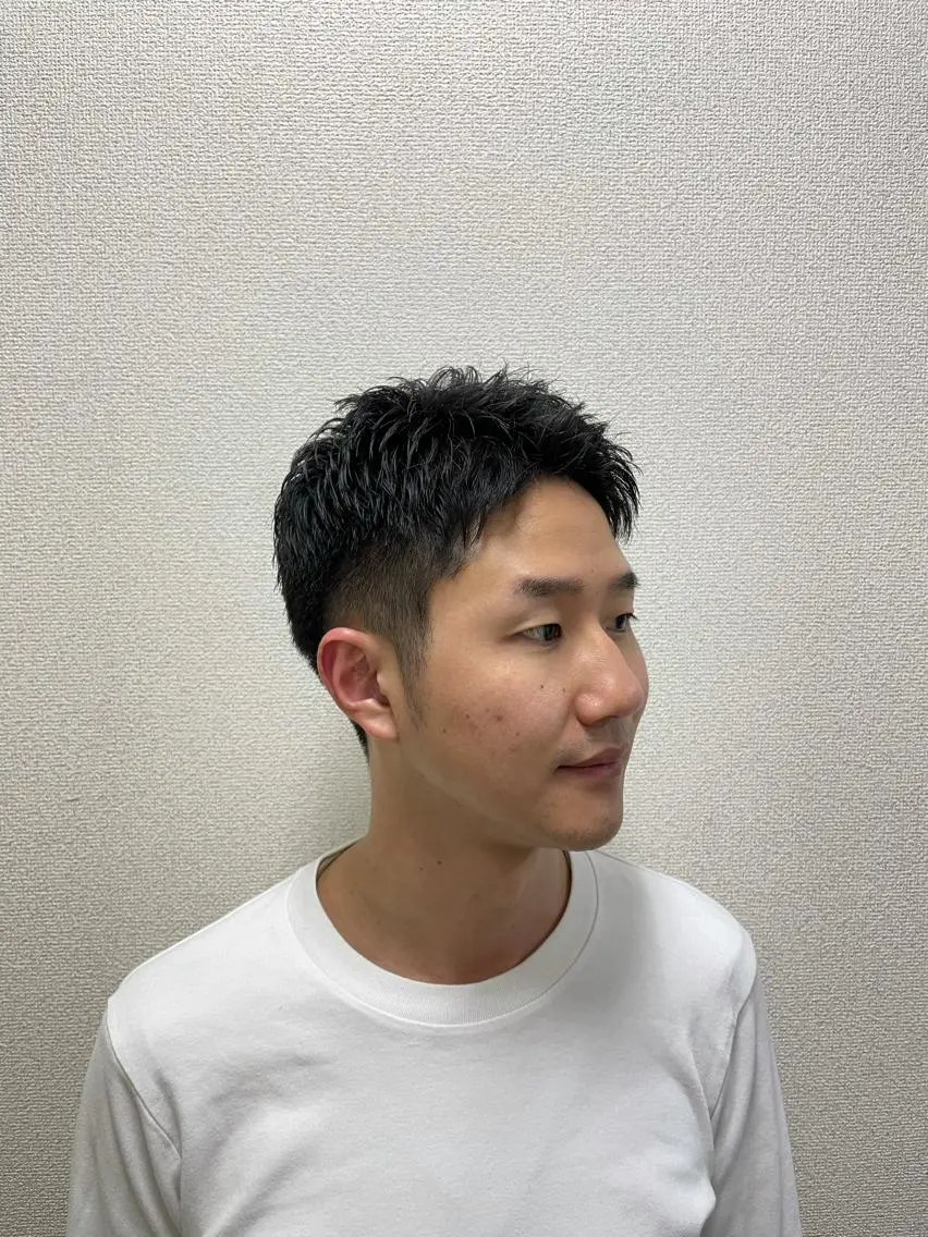 ショート メンズ 代表 武田晃英のヘアスタイル