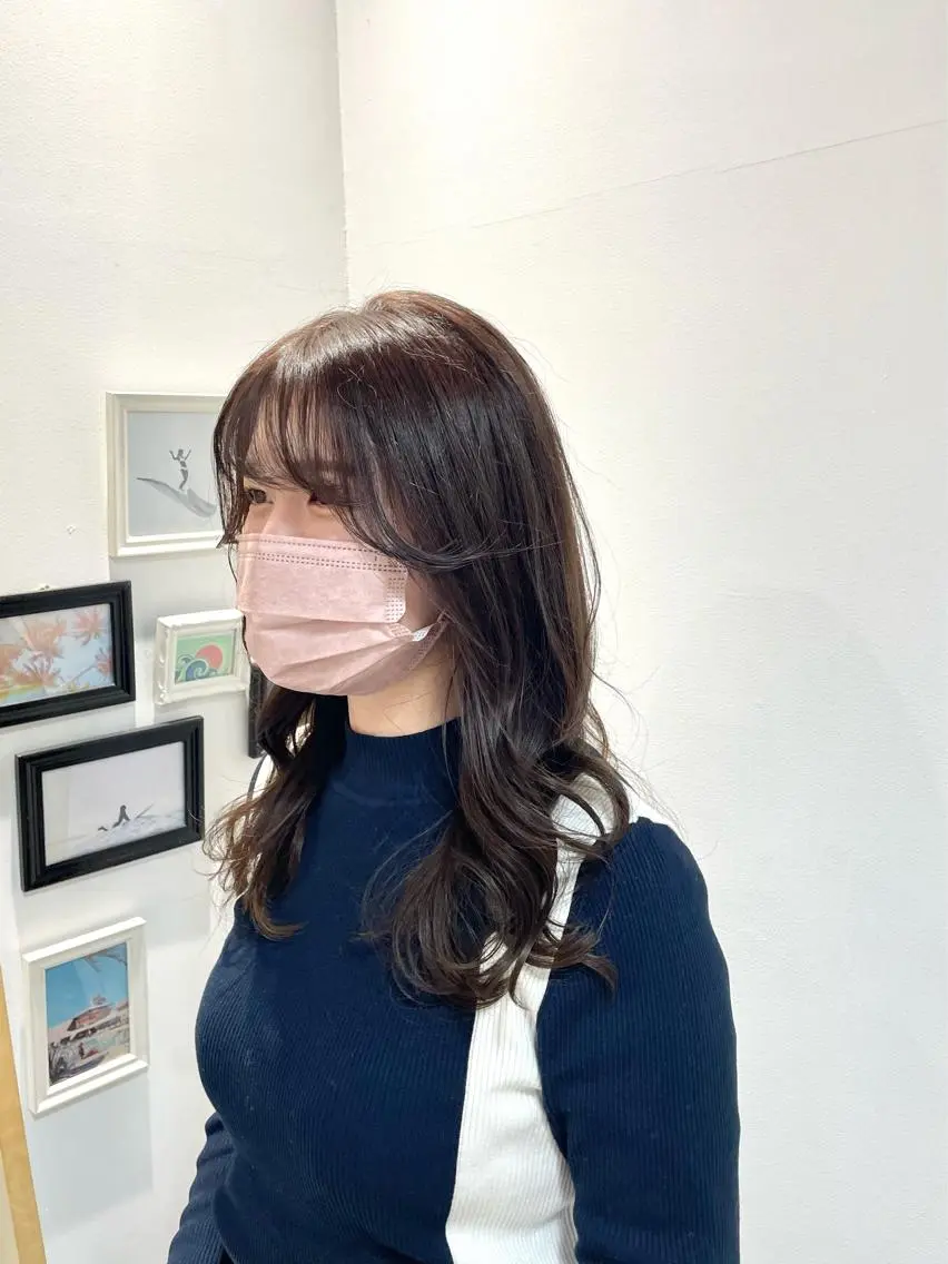 ロング カラー 💫小顔カット TAROのヘアスタイル