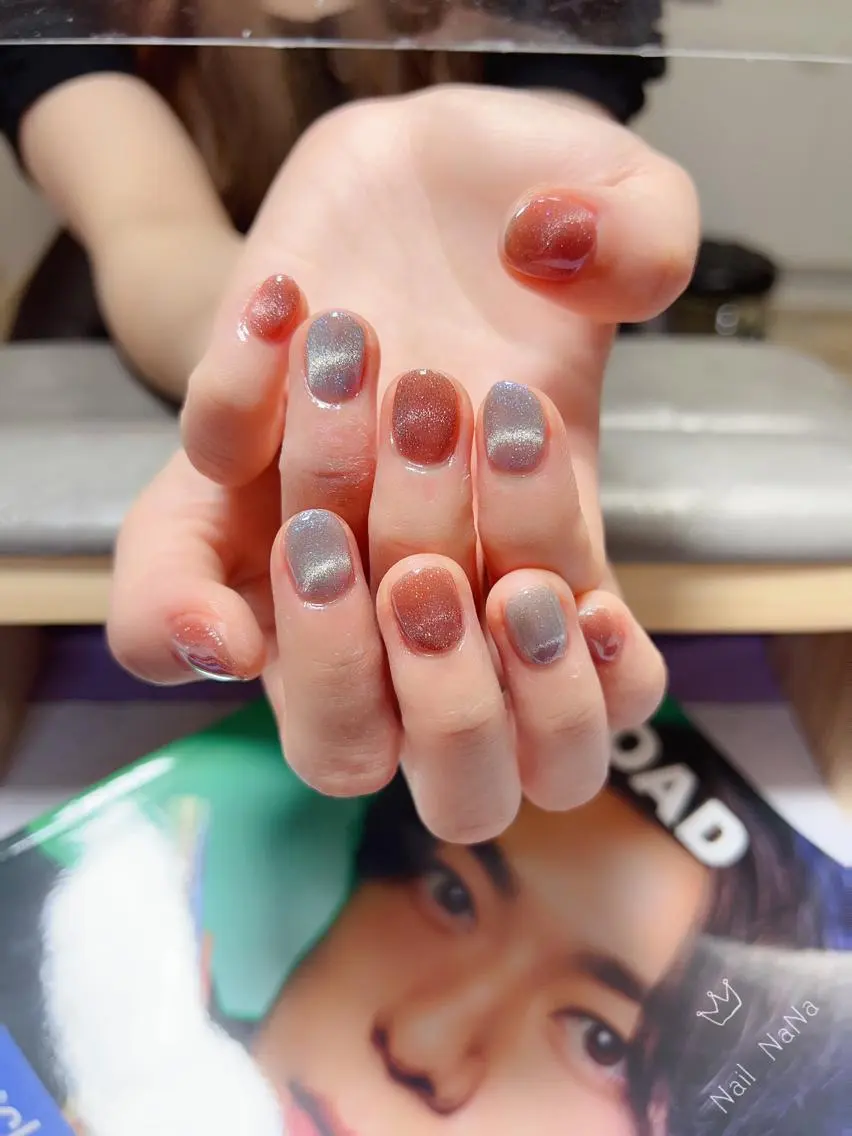 ショート カラー ネイル ハンドネイル Nail NaNaのネイルデザイン