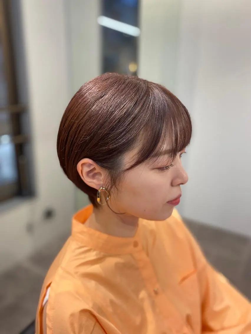 ショート ヘアカラー トリートメント Fan.ray⭐️ 松永拓巳のヘアスタイル