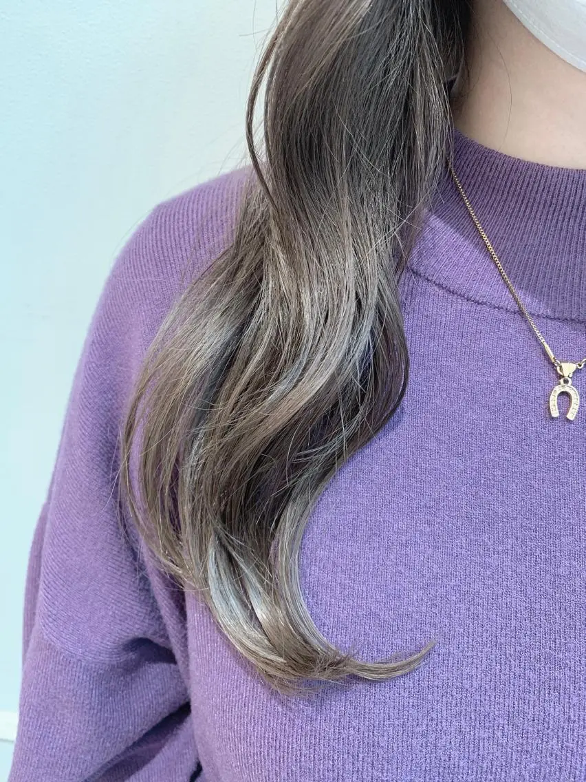 ロング カット ヘアカラー トリートメント 🦖鶴岡 香純🦖のヘアスタイル
