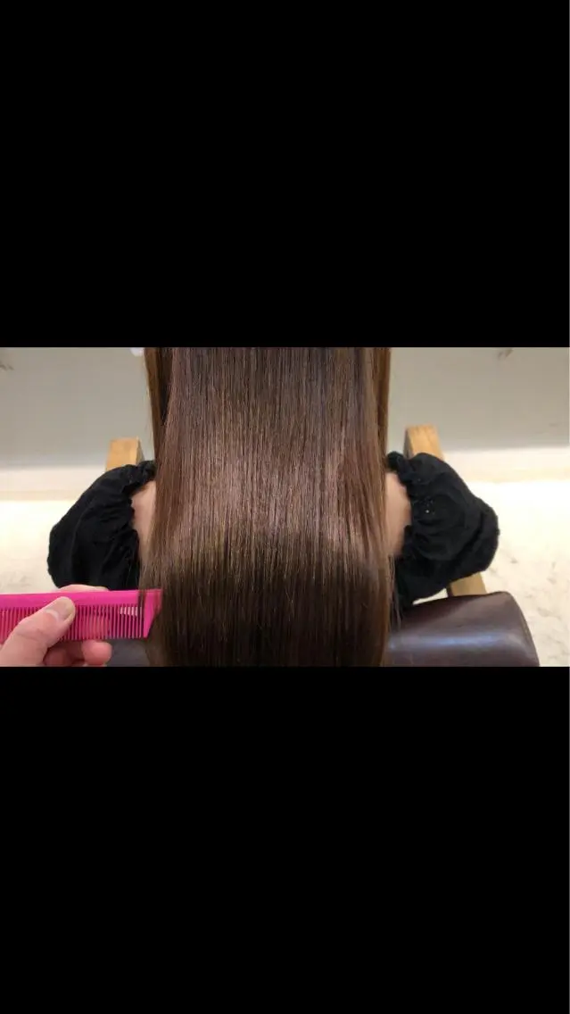 ロング 縮毛矯正 トリートメント 🤍中野 レオ🤍のヘアスタイル