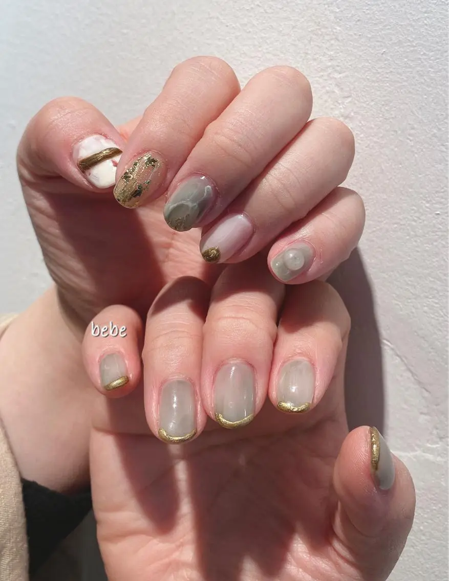ネイル ニュアンスネイル ハンドネイル Ann nailのネイルデザイン