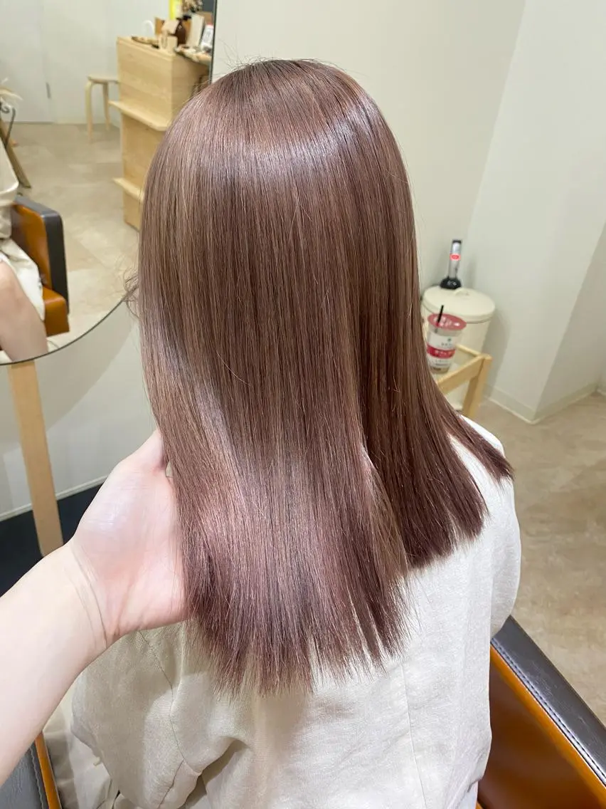 セミロング カラー ヘアアレンジ ひなの .のその他イメージ