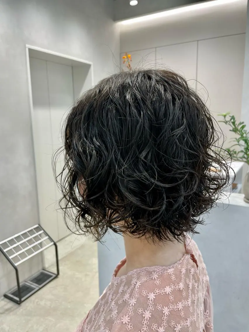 ショート ボブ 表参道レイヤーカット 髪質改善山岸季生のヘアスタイル