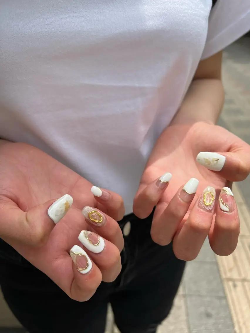ネイル ハンドネイル 韓国🩶Y2Kネイル 💫くれはのネイルデザイン
