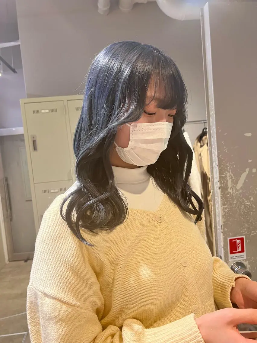 ショート カラー ヘアアレンジ 🩵 JURI🩵のヘアスタイル