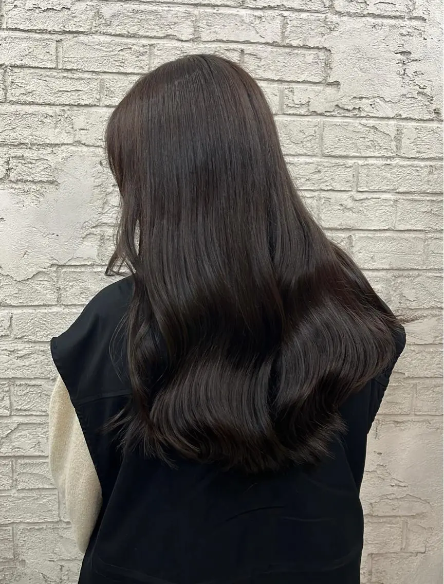 ロング カラー ヘアアレンジ 🪽髪質改善縮毛矯正 🤍MIU🤍のヘアスタイル