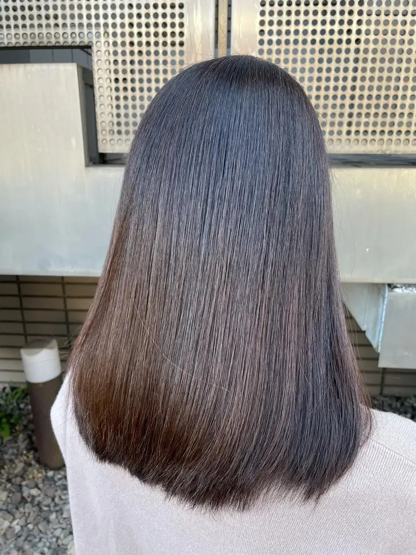 ミディアム 縮毛矯正、髪質改善/ 松田 龍之介のヘアスタイル