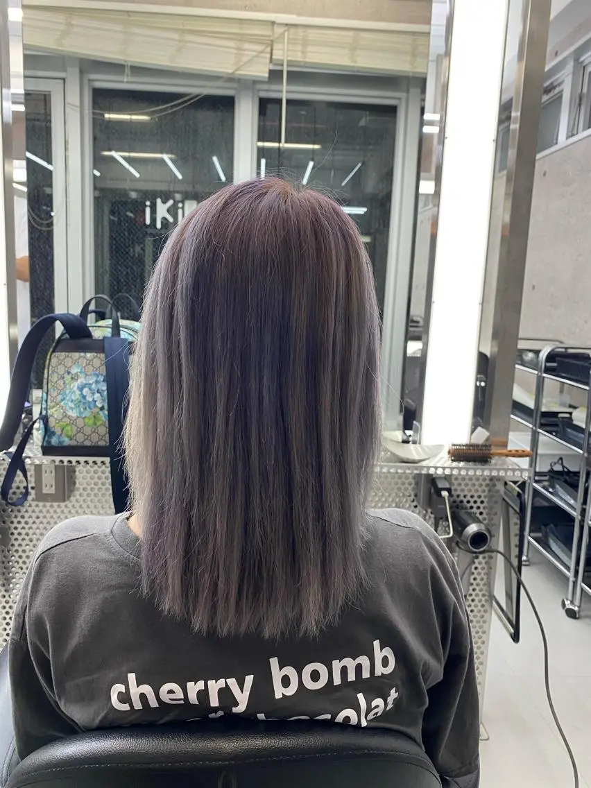 セミロング カラー TELA HAIR 石岡♡aikaのヘアスタイル