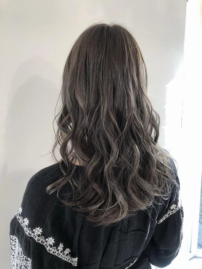 ロング カラー パーマ ヘアアレンジ メンズパーマの巨匠 鈴木純のヘアスタイル
