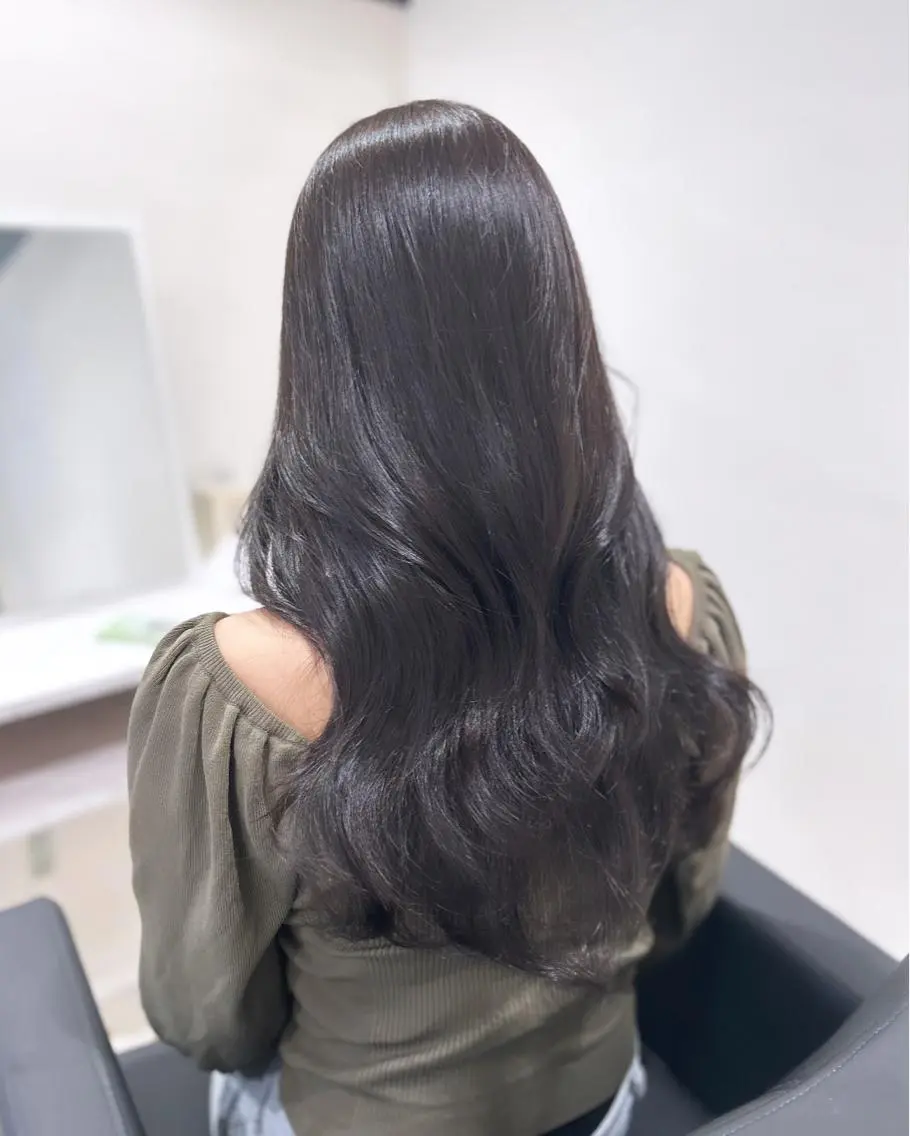 ロング 韓国ヘア🕊村上 ののこ🕊のヘアスタイル