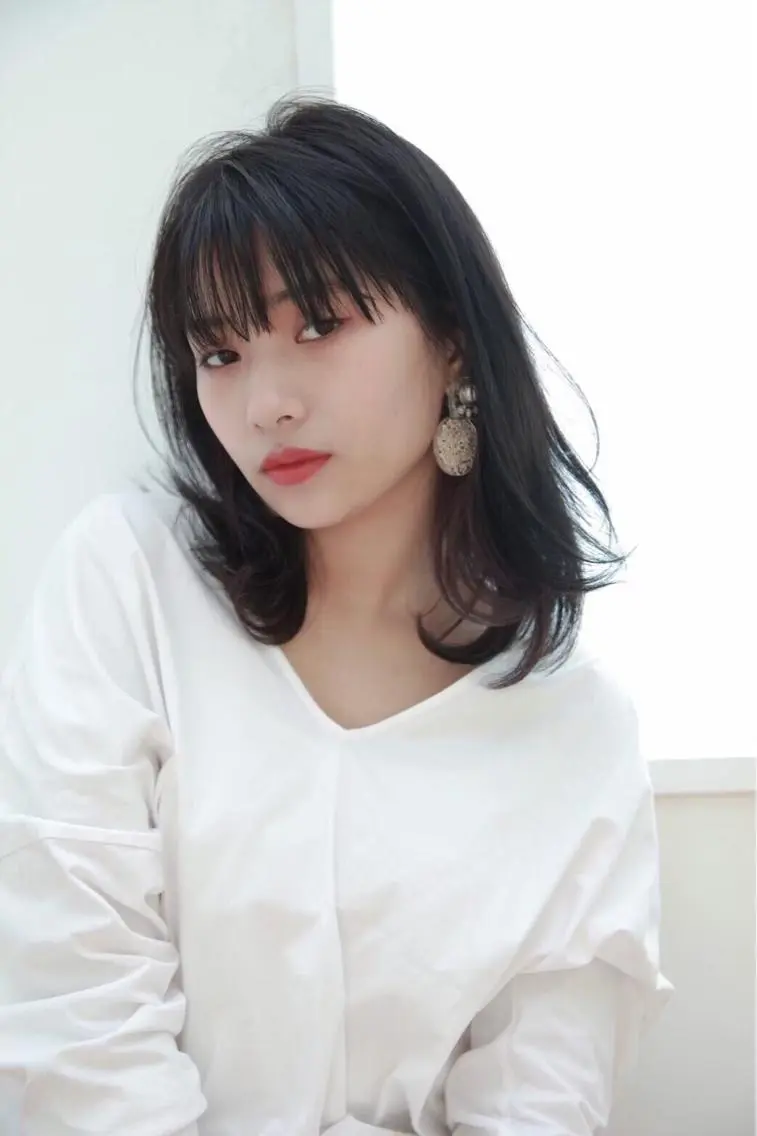 ミディアム カラー パーマ ヘアアレンジ メンズ キッズ ネイル マツエク・マツパ EnBlesS西宮 マンツーマン神道有基のヘアスタイル