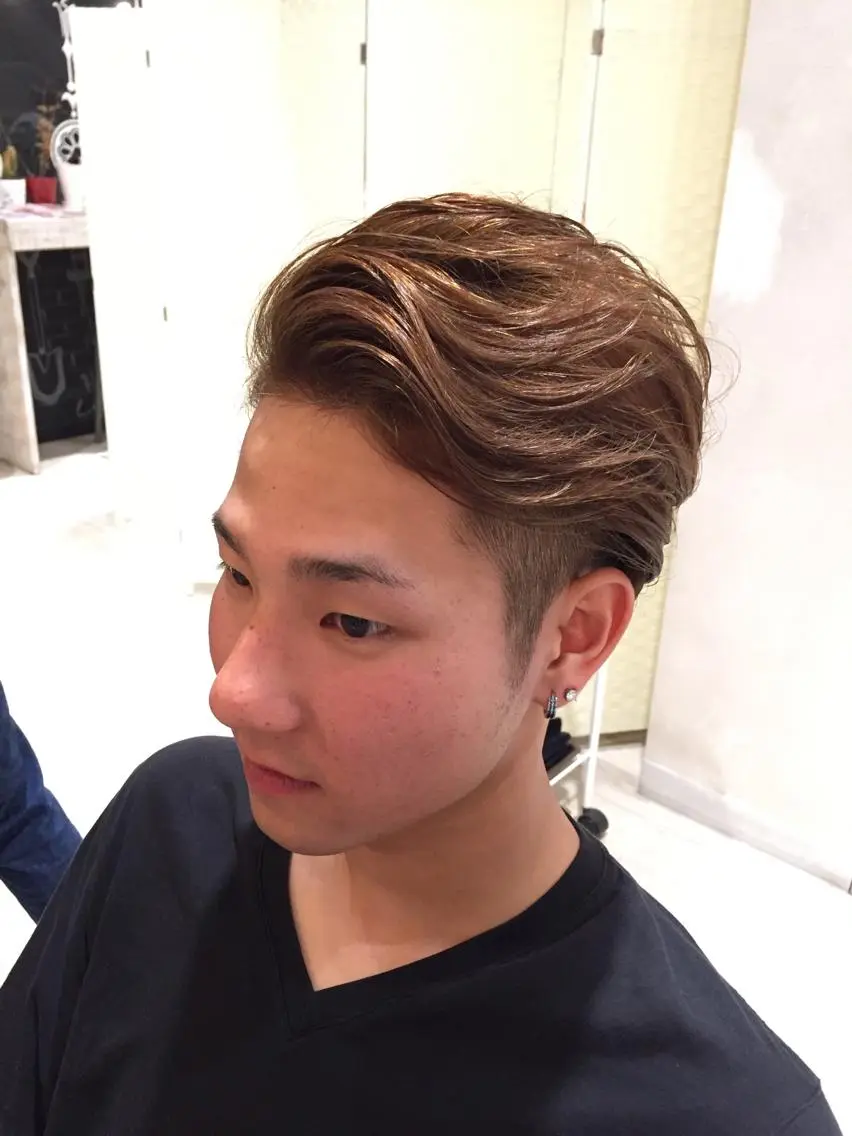 カラー メンズ ツーブロック メンズ指名多数!! 田島史也のヘアスタイル