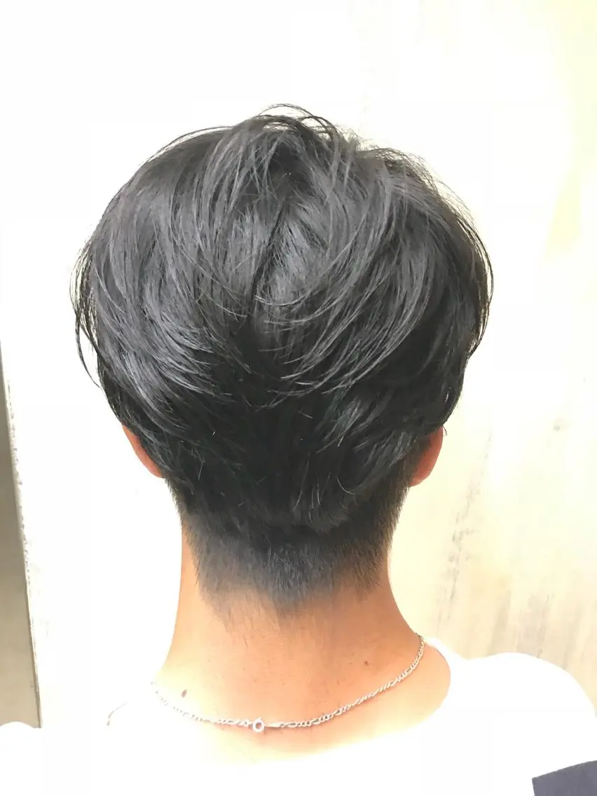 ショート メンズ マッシュ メンズパーマ shi hoのヘアスタイル