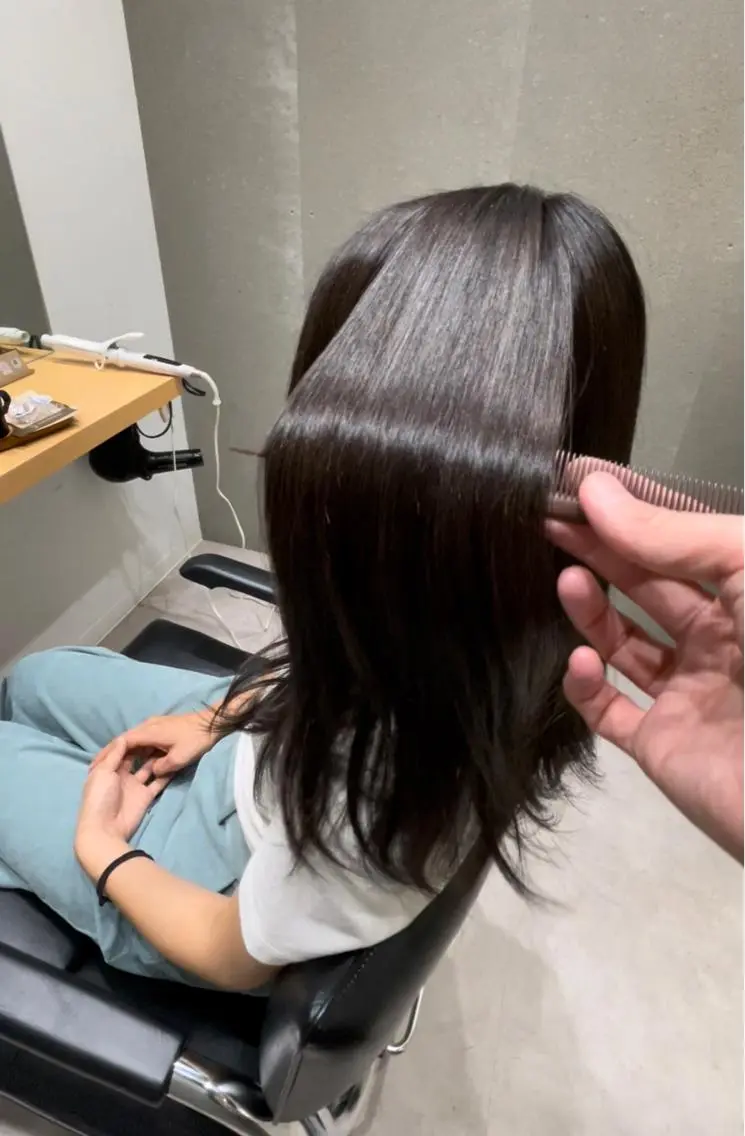 ミディアム トリートメント 髪質改善ヘアケア 艶髪特化/上田のヘアスタイル