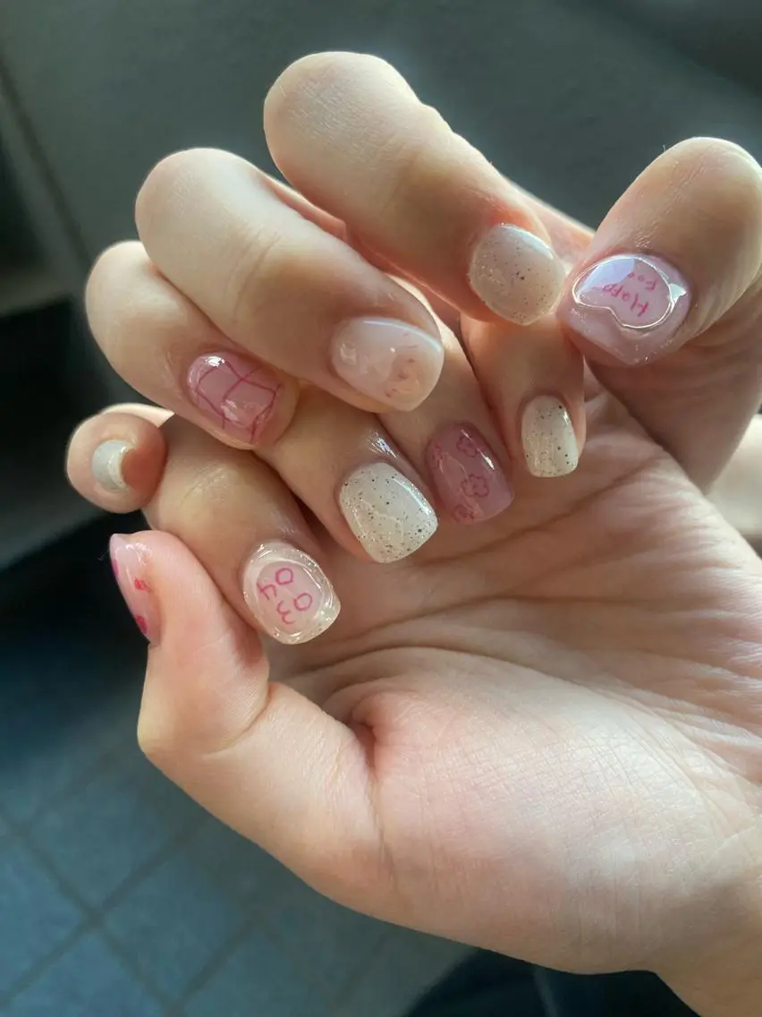 ネイル ✨akari✨千葉駅 自爪育成メンズネイルのネイルデザイン