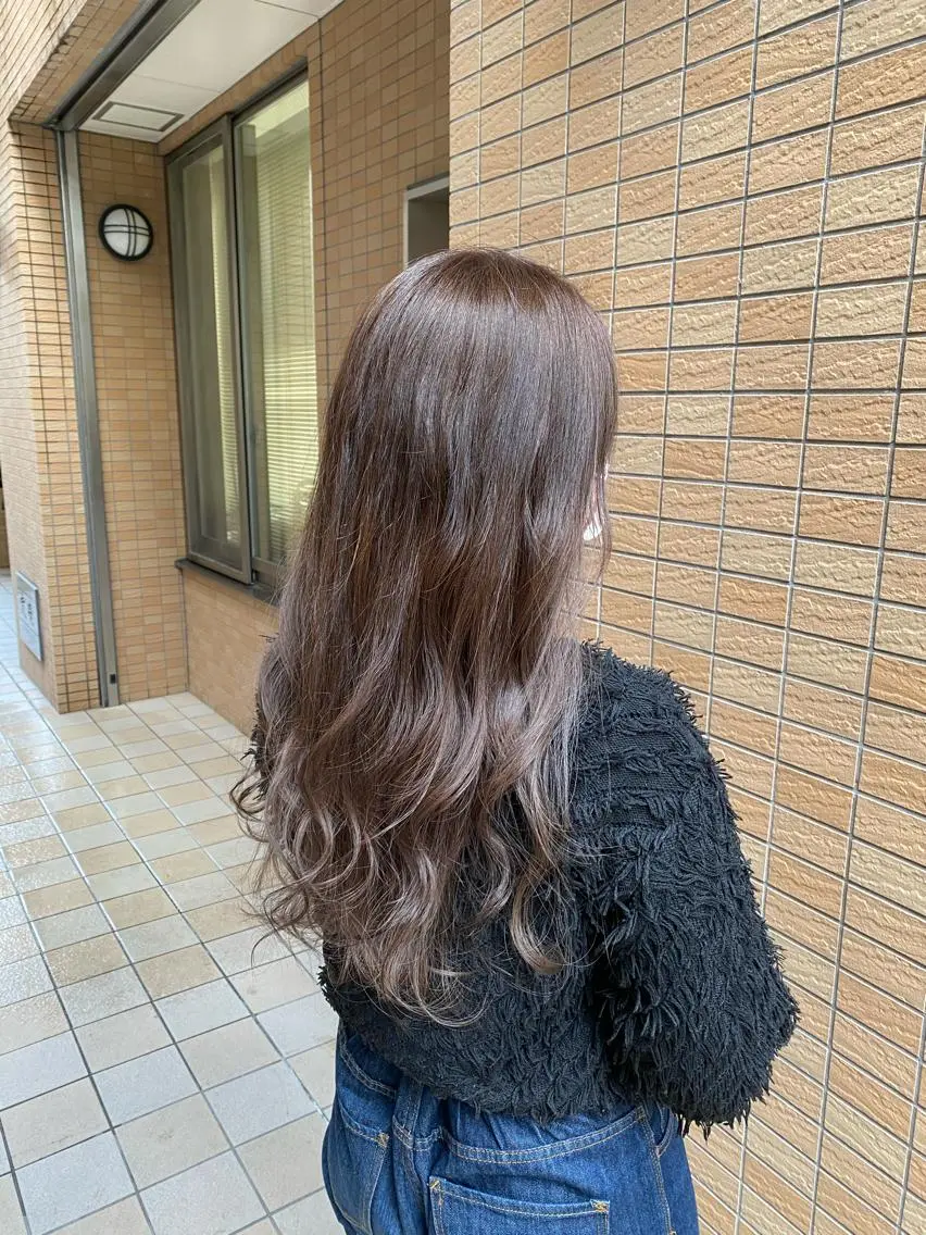 ロング カラー 髪質改善、縮毛矯正/ ネモト　マサヒデのヘアスタイル