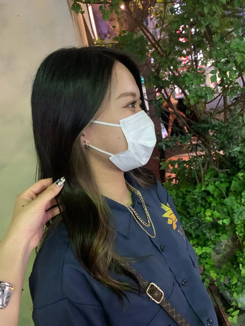 ロング カラー なぽ ❤︎長さだし / 韓国nailのネイルデザイン