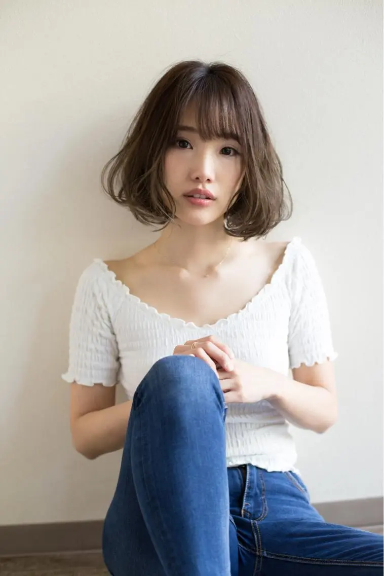 ミディアム ボブ 宮田 一宏のヘアスタイル