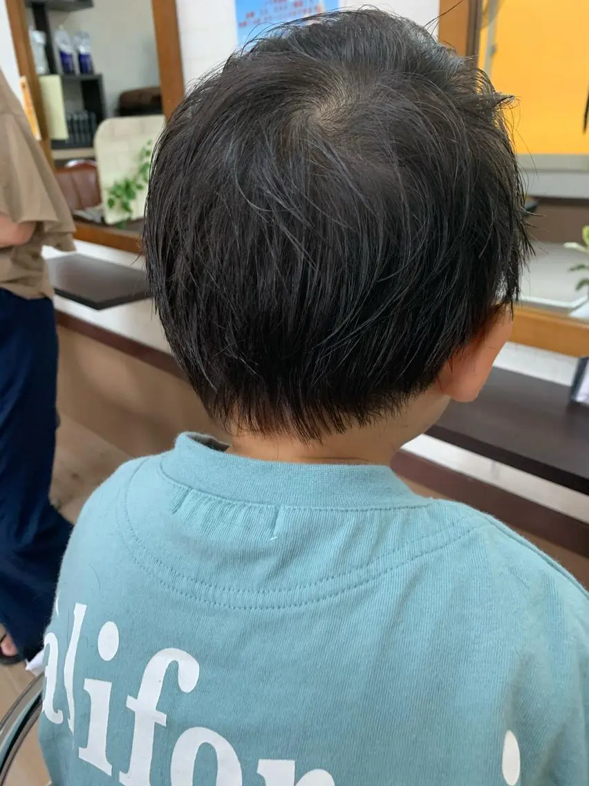 ショート メンズ キッズ 中本 愛理のヘアスタイル