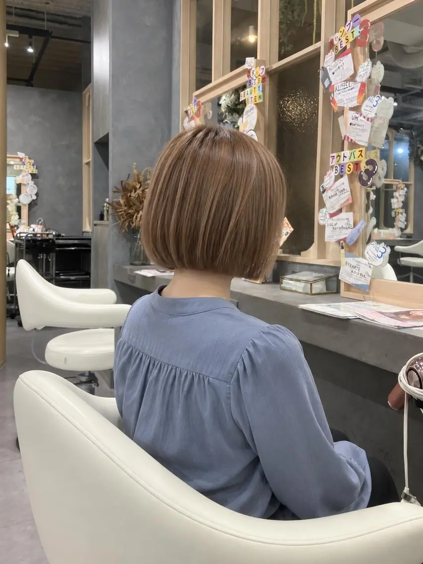 ショート カラー 川畑 理花のヘアスタイル