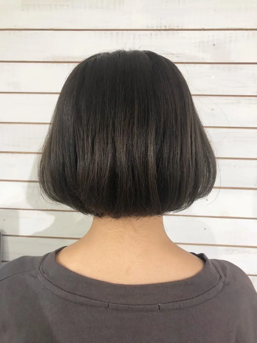 ショート カラー グレージュ ボブ カット ヘアカラー 🦋美髪/エクステ 🦋アベイクミのヘアスタイル