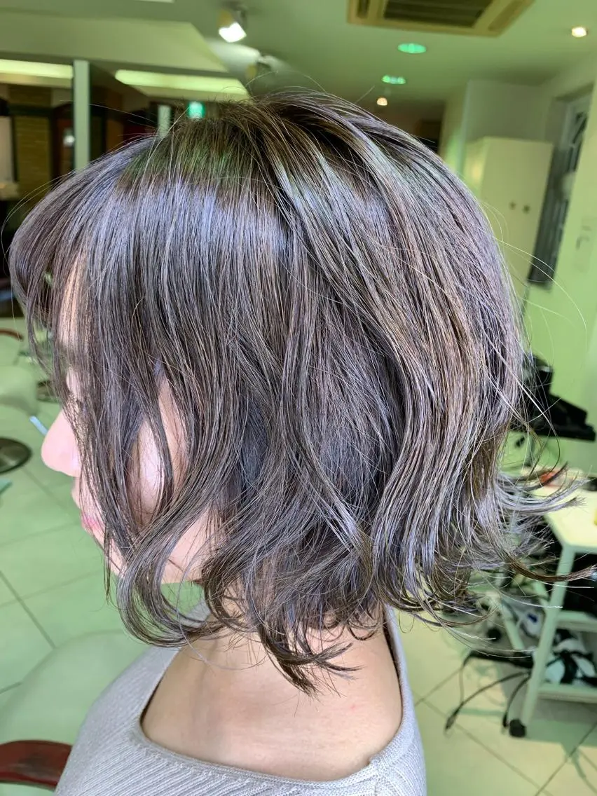 ショート カット ヘアカラー トリートメント 春日 力のヘアスタイル