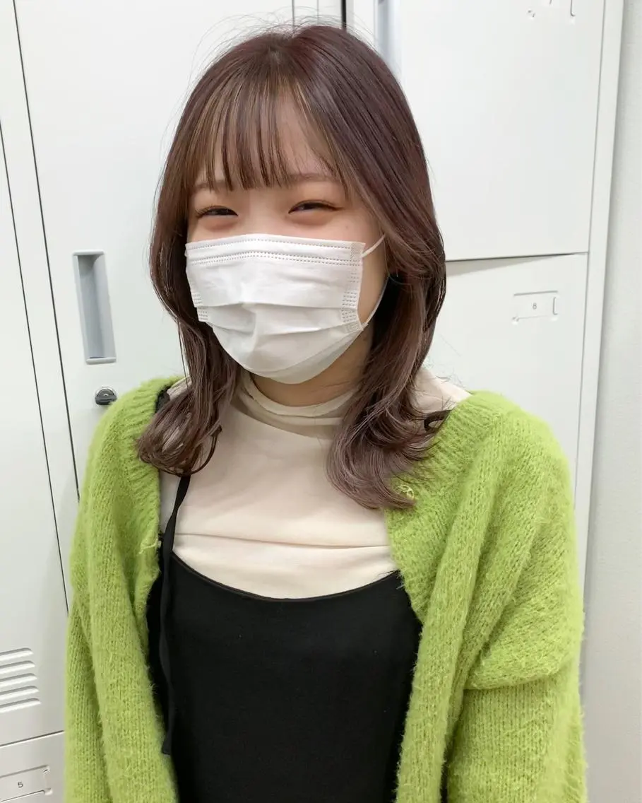 セミロング カラー cirrus🕊 山縣あかりのヘアスタイル