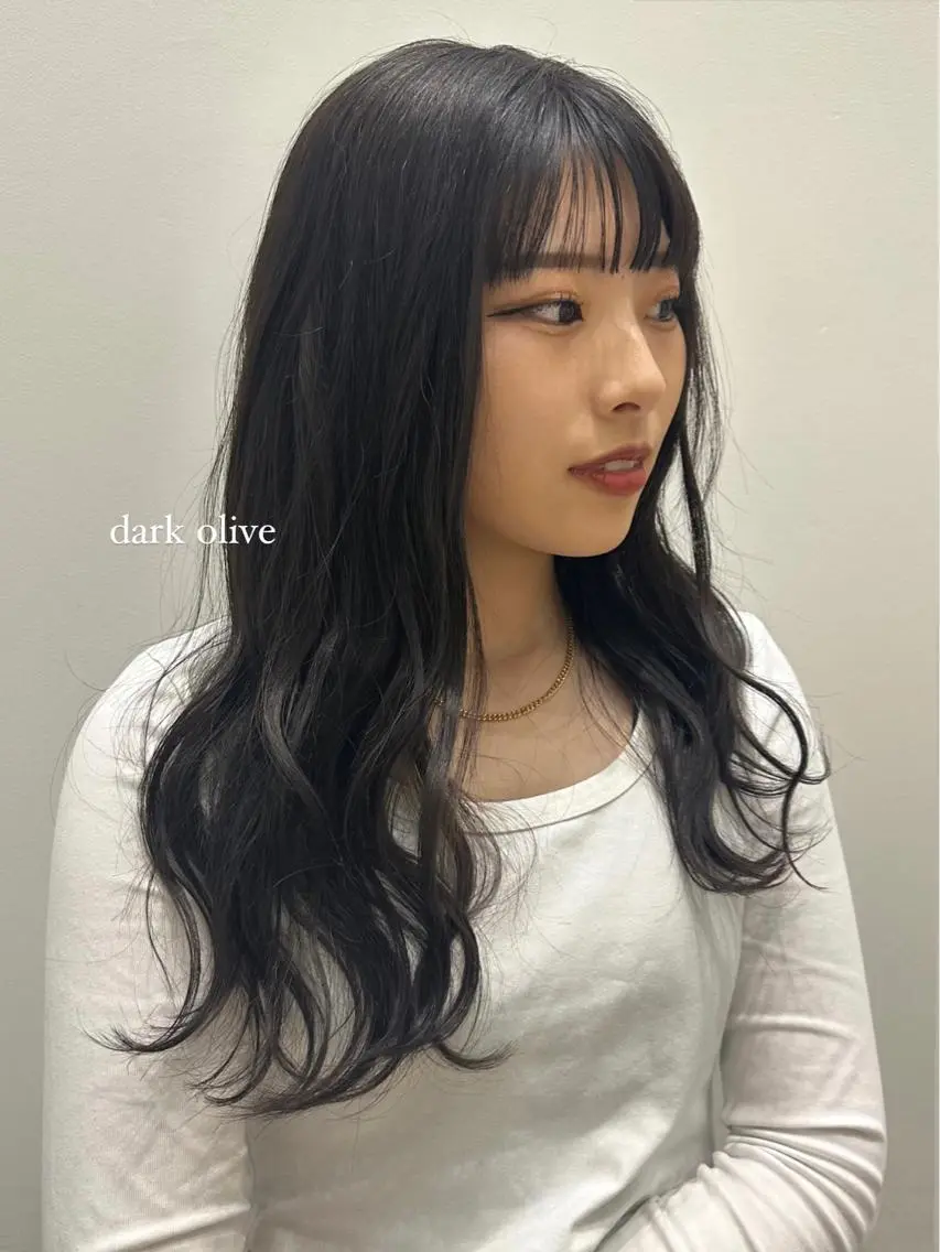 ロング カラー ヘアカラー トリートメント recipe 黒木 彩那のヘアスタイル
