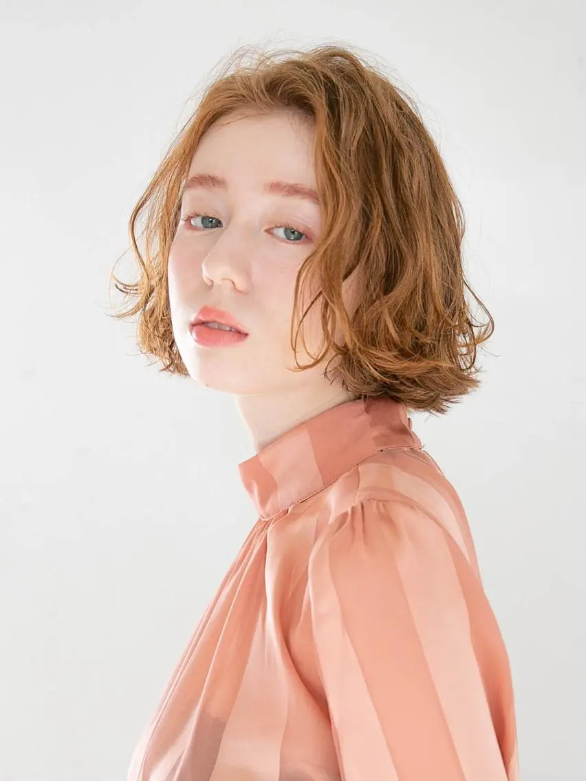 ミディアム 縮毛矯正/パーマ TSUBASAのヘアスタイル