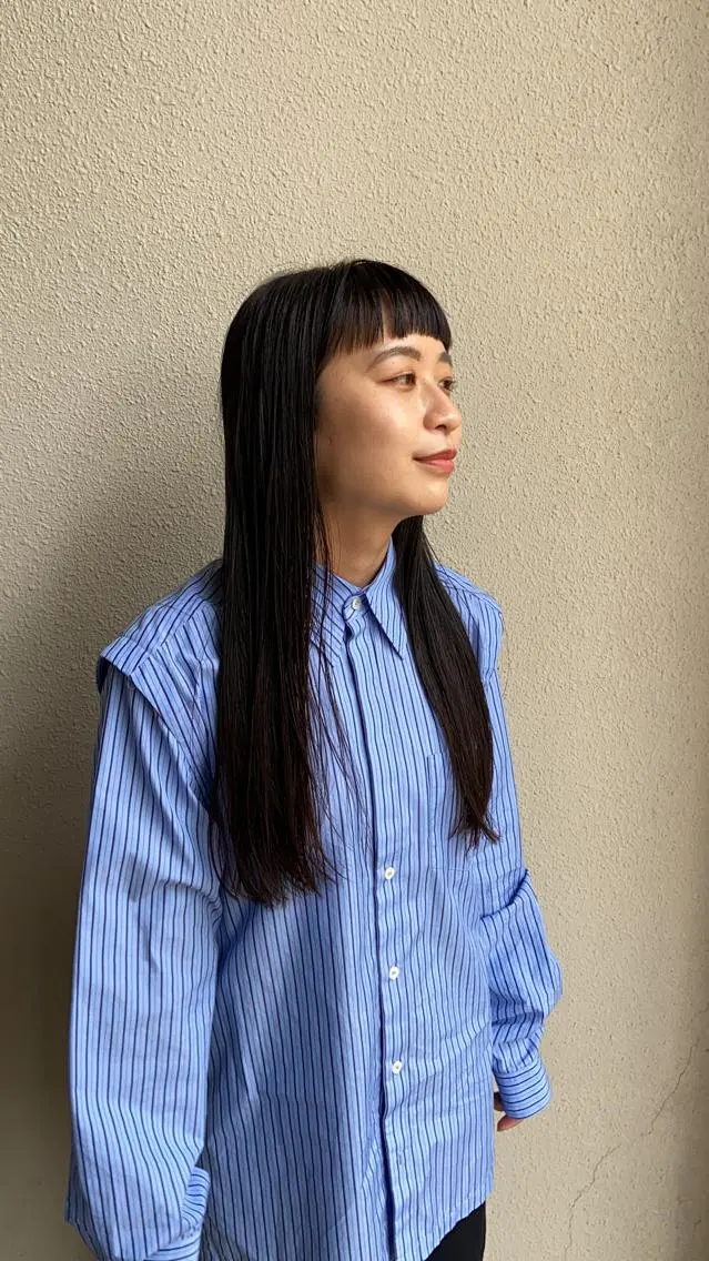 ロング 縮毛矯正 トリートメント wewe: momoeのヘアスタイル