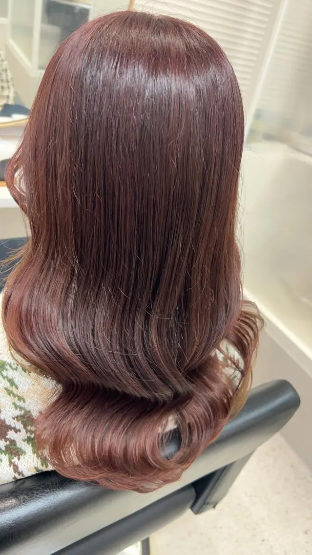 セミロング カラー カット ヘアカラー トリートメント 韓国風/髪質改善 SENAのヘアスタイル