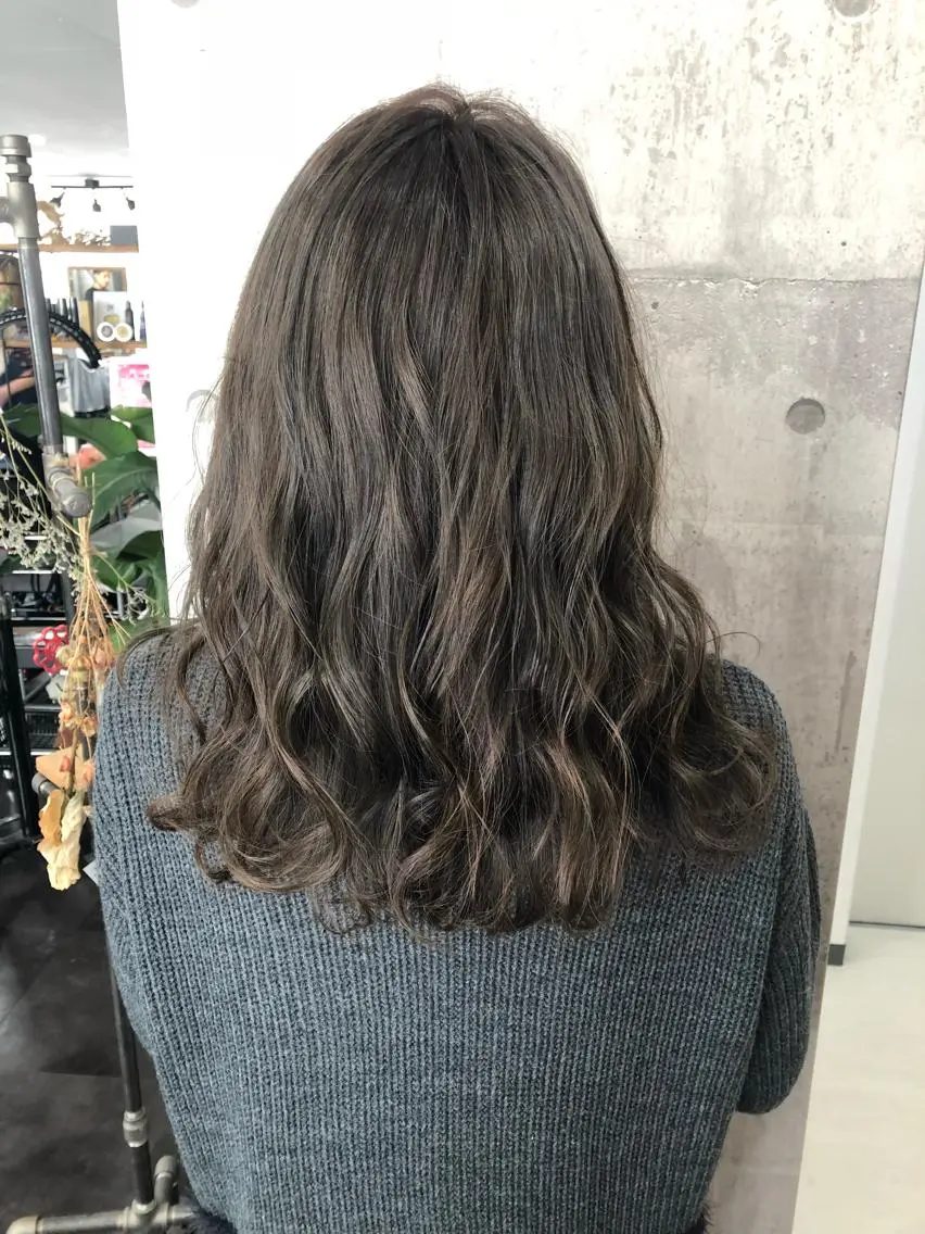 セミロング カラー グレージュ カラー特化型サロン #SUP.のヘアスタイル