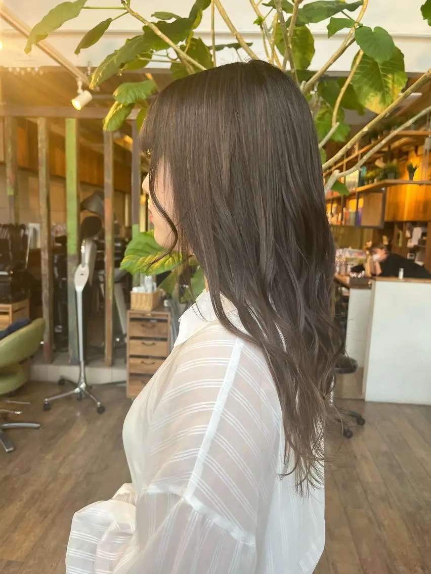 ロング 村松 花笑のヘアスタイル