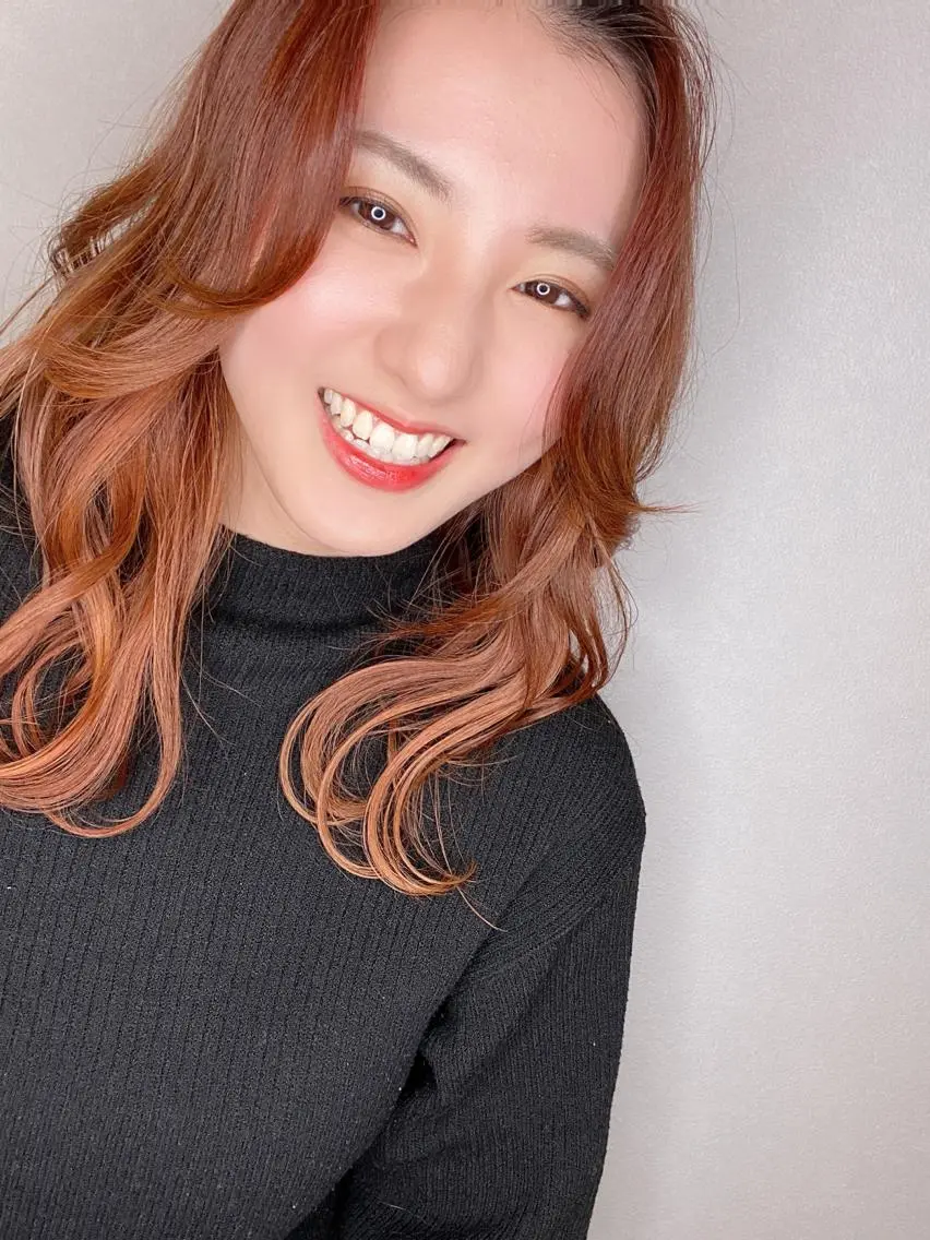 ミディアム unopulir 景山 凌のヘアスタイル