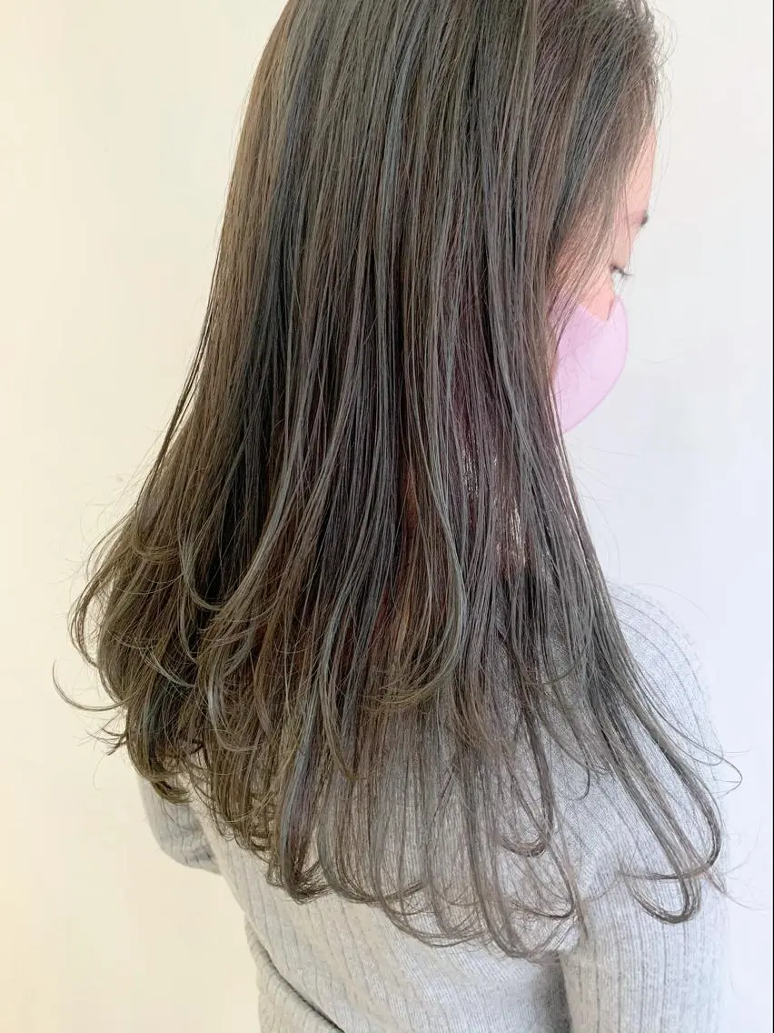 ロング カラー レイヤーカット 🪩yurikaのヘアスタイル