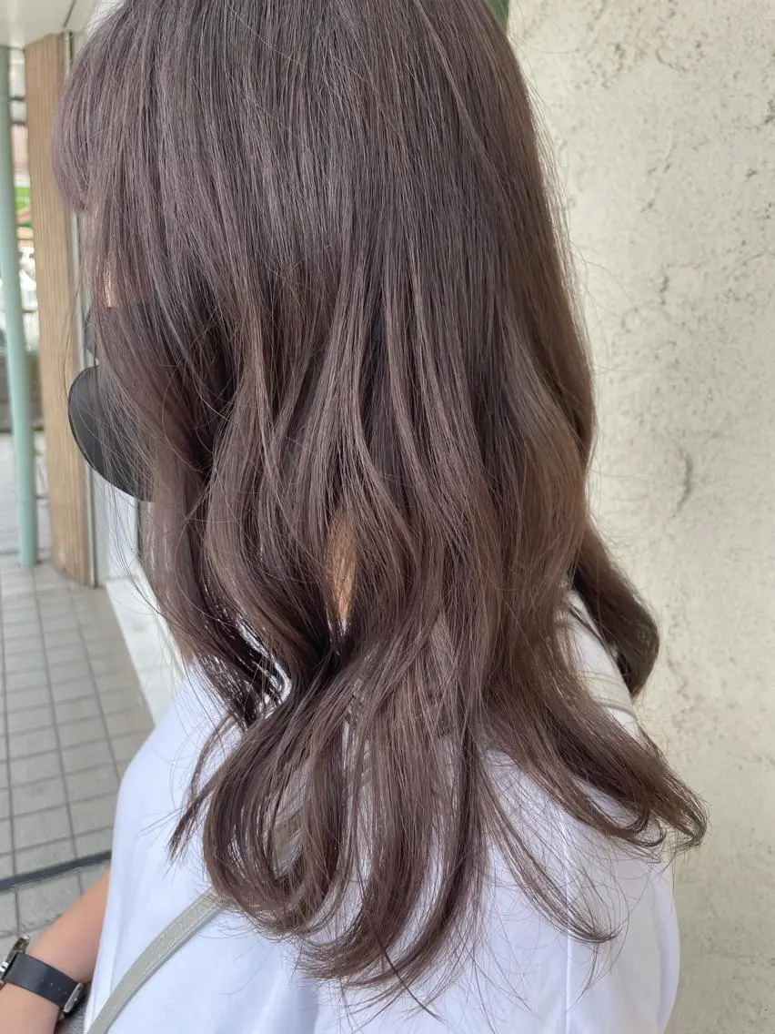 ロング カット ヘアカラー エクステ しもかわ かほのヘアスタイル