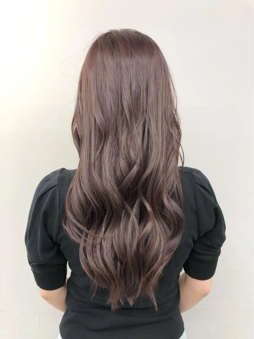 ロング カラー ラベンダーカラー ラベンダーピンク ピンクカラー 代表　YUKI ☆のヘアスタイル
